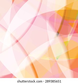 Abstract background created with colorful wavy stripes. Vector