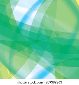 Abstract background created with colorful wavy stripes. Vector