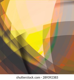 Abstract background created with colorful wavy stripes. Vector