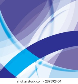 Abstract background created with colorful wavy stripes. Vector