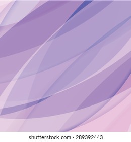 Abstract background created with colorful wavy stripes. Vector