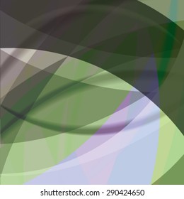 Abstract background created with colorful wavy stripes. Vector