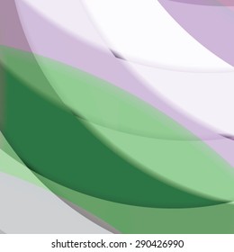 Abstract background created with colorful wavy stripes. Vector