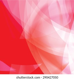 Abstract background created with colorful wavy stripes. Vector