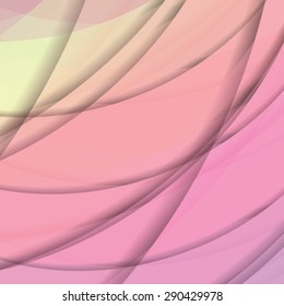 Abstract background created with colorful wavy stripes. Vector