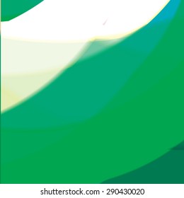 Abstract background created with colorful wavy stripes. Vector