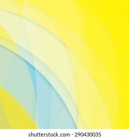 Abstract background created with colorful wavy stripes. Vector