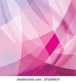 Abstract background created with colorful wavy stripes. Vector