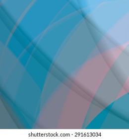 Abstract background created with colorful wavy stripes. Vector