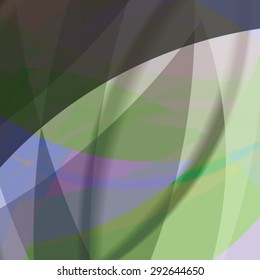 Abstract background created with colorful wavy stripes. Vector