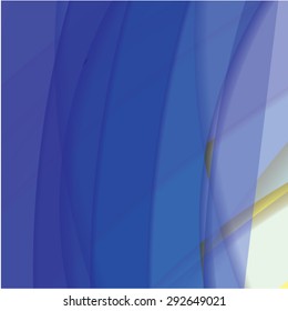 Abstract background created with colorful wavy stripes. Vector