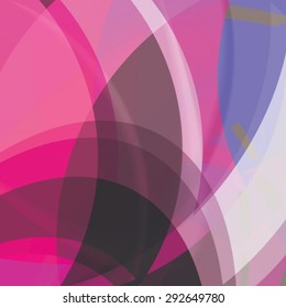 Abstract background created with colorful wavy stripes. Vector