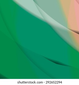 Abstract background created with colorful wavy stripes. Vector