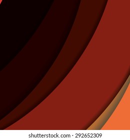 Abstract background created with colorful wavy stripes. Vector