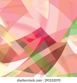 Abstract background created with colorful wavy stripes. Vector