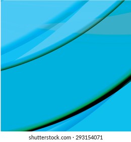 Abstract background created with colorful wavy stripes. Vector