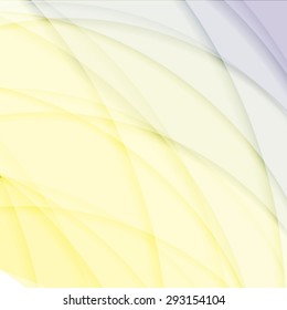 Abstract background created with colorful wavy stripes. Vector