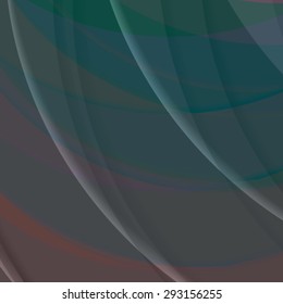 Abstract background created with colorful wavy stripes. Vector