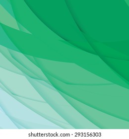Abstract background created with colorful wavy stripes. Vector