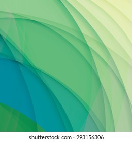 Abstract background created with colorful wavy stripes. Vector