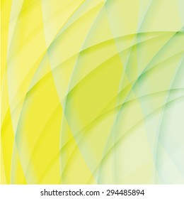 Abstract background created with colorful wavy stripes. Vector