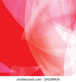 Abstract background created with colorful wavy stripes. Vector