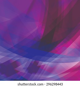 Abstract background created with colorful wavy stripes. Vector
