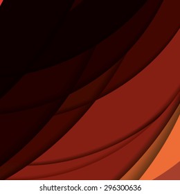 Abstract background created with colorful wavy stripes. Vector