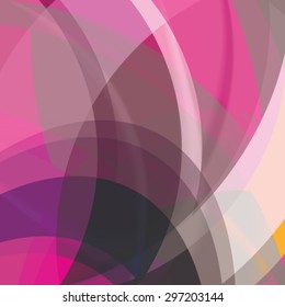 Abstract background created with colorful wavy stripes. Vector