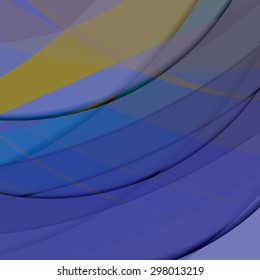 Abstract background created with colorful wavy stripes. Vector