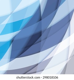 Abstract background created with colorful wavy stripes. Vector