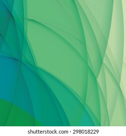 Abstract background created with colorful wavy stripes. Vector