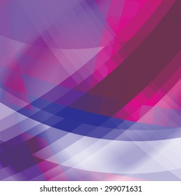 Abstract background created with colorful wavy stripes. Vector