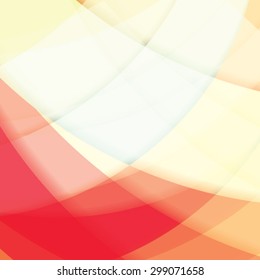 Abstract background created with colorful wavy stripes. Vector