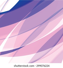 Abstract background created with colorful wavy stripes. Vector