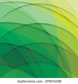 Abstract background created with colorful wavy stripes. Vector