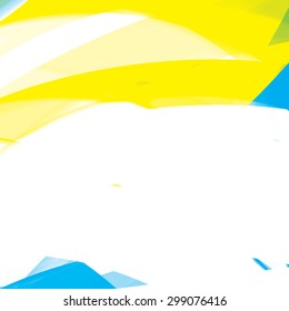 Abstract background created with colorful wavy stripes. Vector