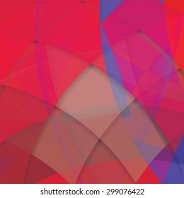 Abstract background created with colorful wavy stripes. Vector