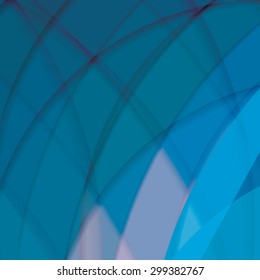 Abstract background created with colorful wavy stripes. Vector