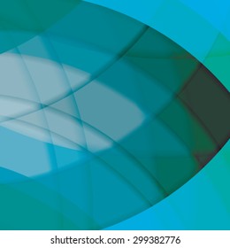 Abstract background created with colorful wavy stripes. Vector