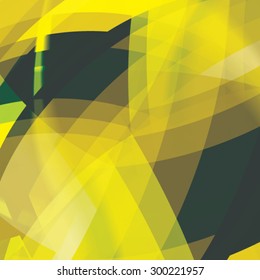Abstract background created with colorful wavy stripes. Vector