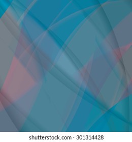 Abstract background created with colorful wavy stripes. Vector