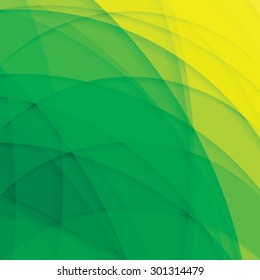 Abstract background created with colorful wavy stripes. Vector