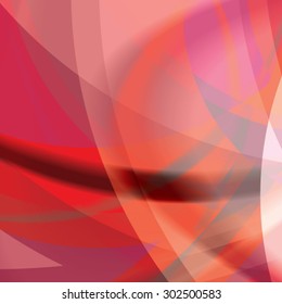 Abstract background created with colorful wavy stripes. Vector