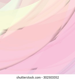 Abstract background created with colorful wavy stripes. Vector