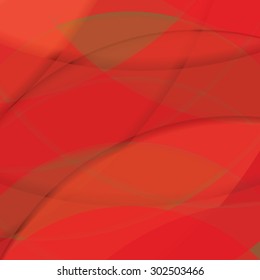 Abstract background created with colorful wavy stripes. Vector