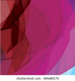 Abstract background created with colorful wavy stripes. Vector