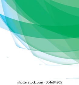 Abstract background created with colorful wavy stripes. Vector