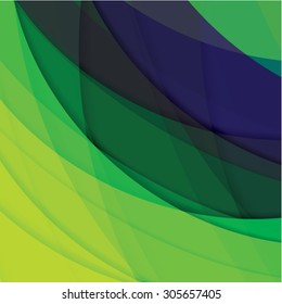 Abstract background created with colorful wavy stripes. Vector