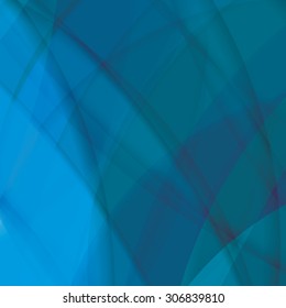 Abstract background created with colorful wavy stripes. Vector